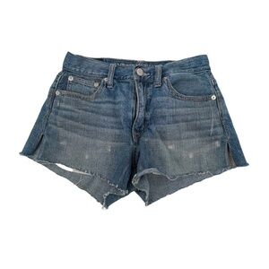 American Eagle Vintage Festival Hi-Rise Cut Off Jean Shorts Size 0 Junior’s